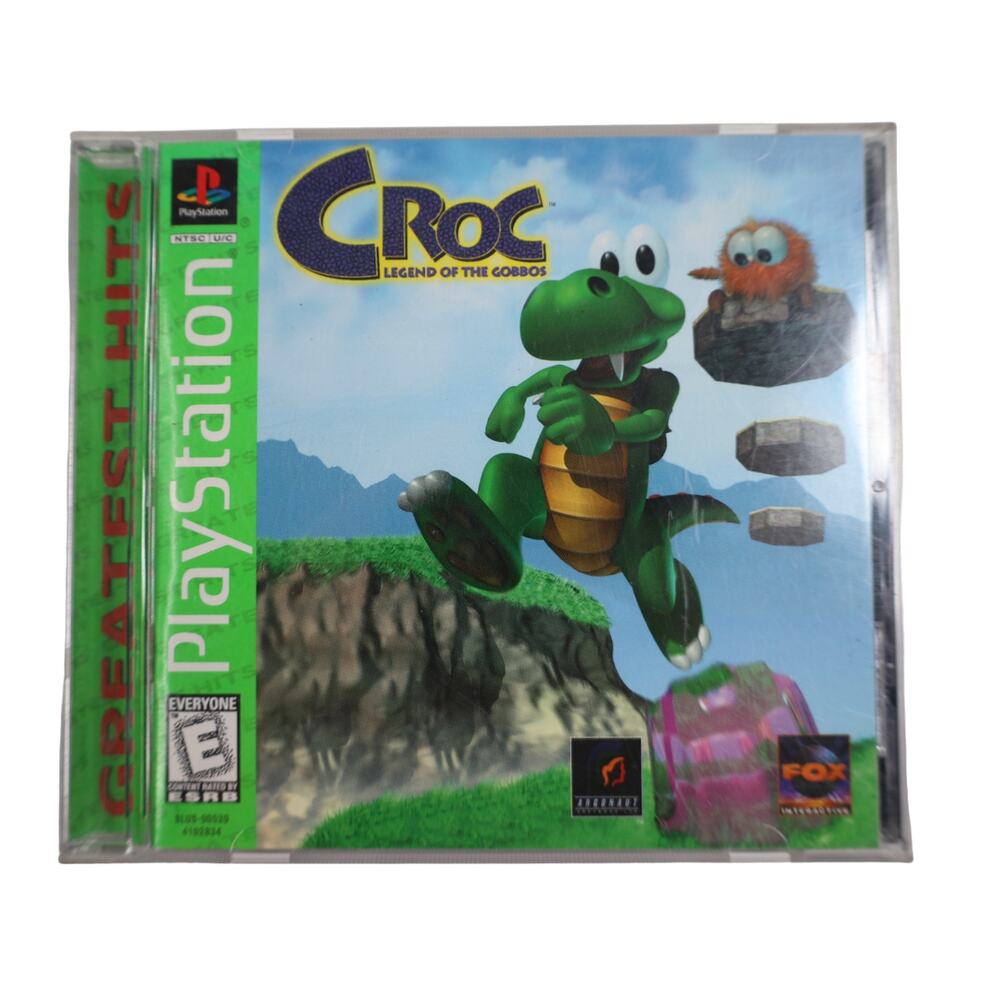 Vintage PlayStation 1 Croc Legend Of The Gobbos Video Game